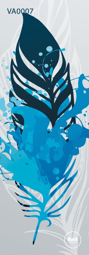 blue feather